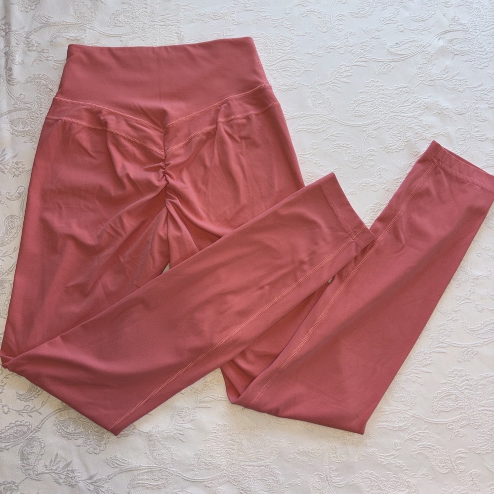 Gymshark x Whitney Simmons Pink Athletic Leggings‎ w/ Scrunch Butt - Women's XS
